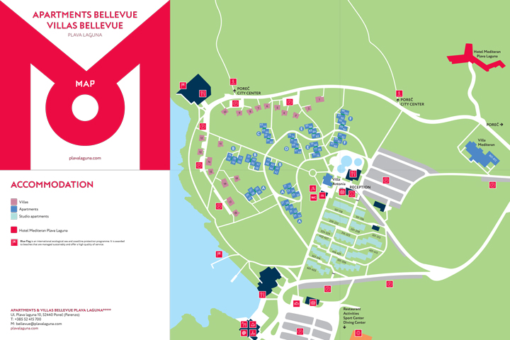 Mapa Resorta AV Bellevue